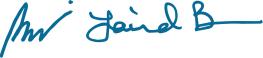 Vice President and Portfolio Manager Laird Bieger signature