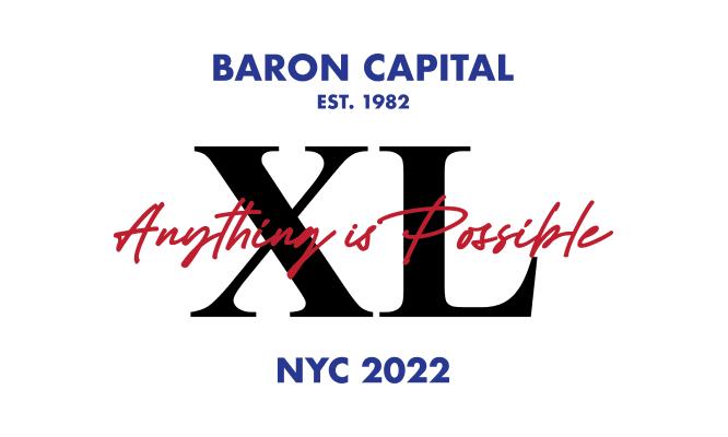 2022 Baron Capital Conference Logo - Anything is Possible