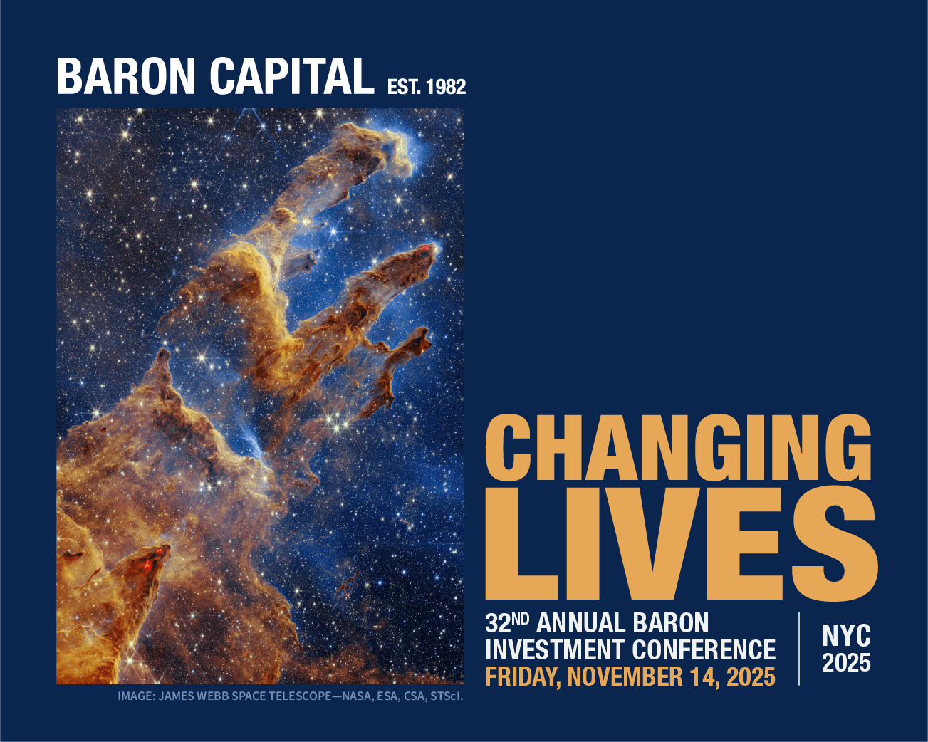 32nd Annual Baron Investment Conference theme, Changing Lives