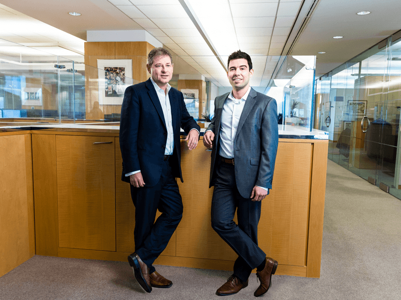 A photo of Alex Umansky and Guy Tartakovsky