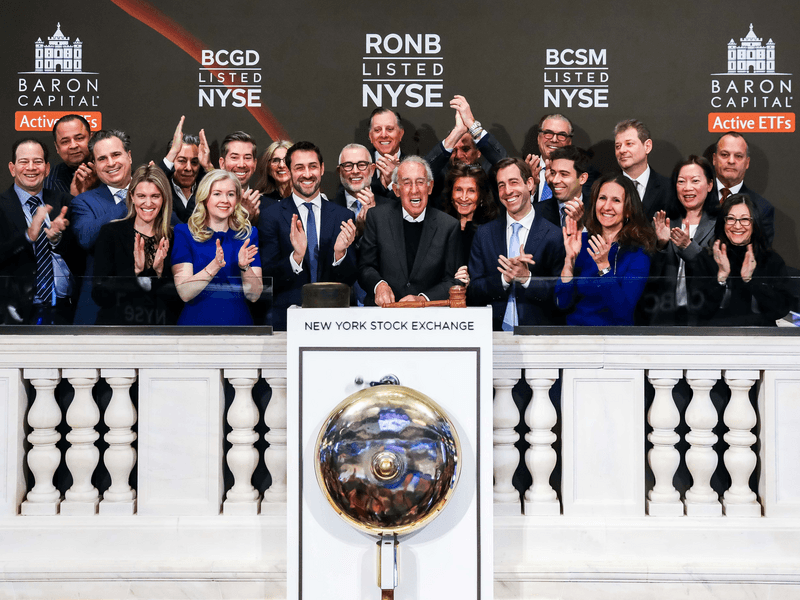 Baron Capital at the NYSE Bell Ringing Ceremony